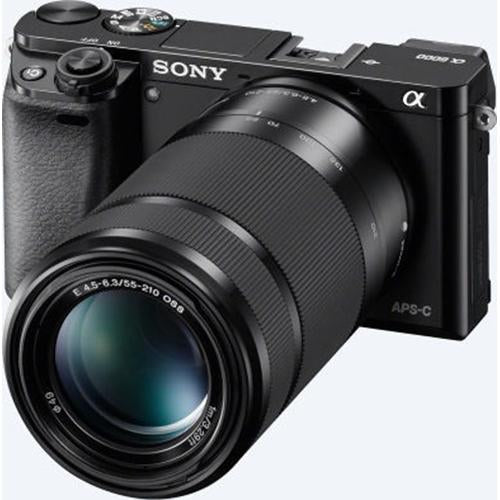 Sony Alpha a6000 Mirrorless Camera w/ 16-50mm & 55-210mm Power Zoom Lenses (AS IS)