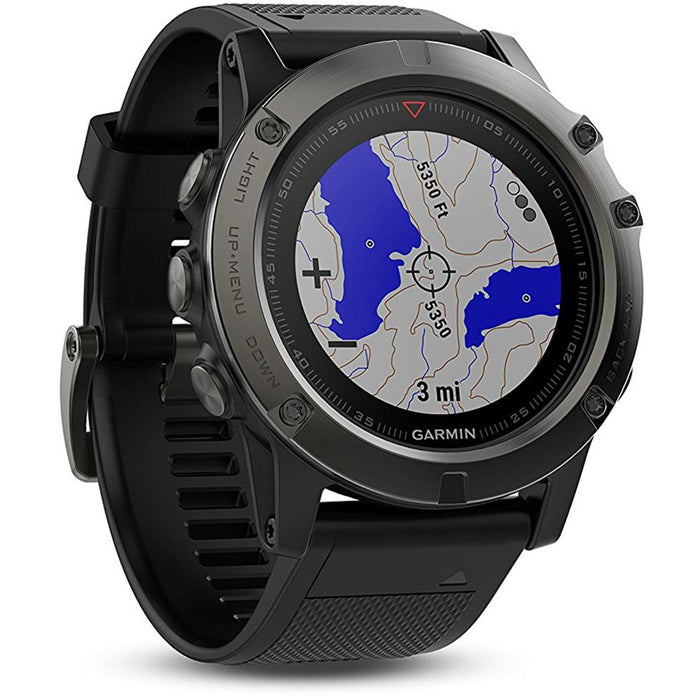 Garmin Fenix 5X Sapphire Multisport 51mm GPS Watch + Extended Warranty Bundle