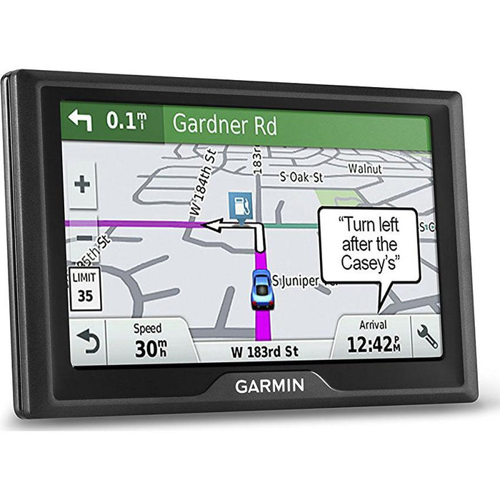 Garmin Drive 61 LM GPS w Driver Alerts - USA w/ 1 Year Warranty - Certified Refurbished
