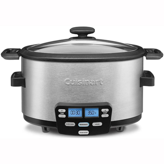 Cuisinart 3-In-1 Cook Central Multi-Cooker, Slow Cooker, Steamer+1 Year Warranty