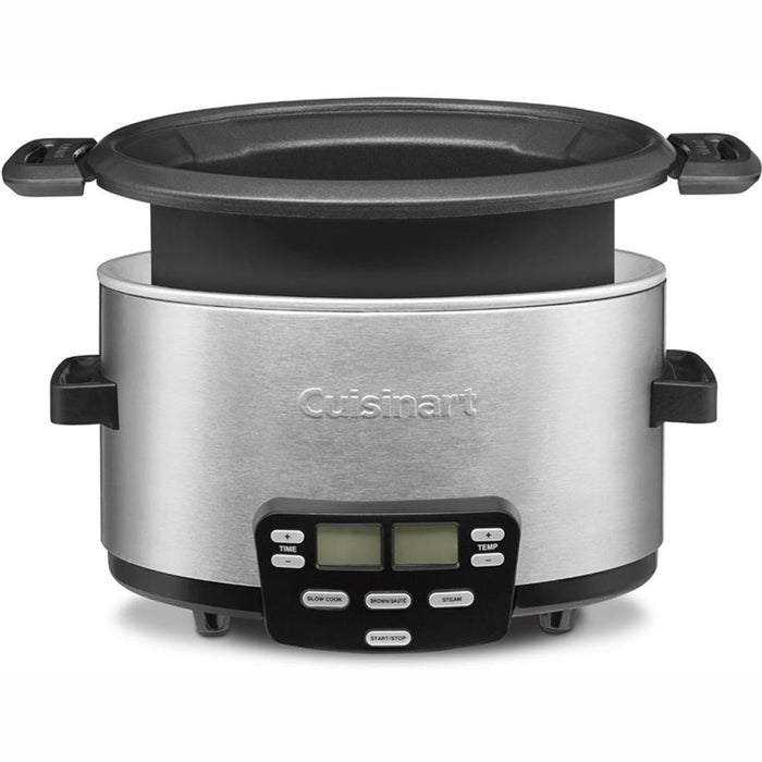 Cuisinart 3-In-1 Cook Central Multi-Cooker, Slow Cooker, Steamer+1 Year Warranty