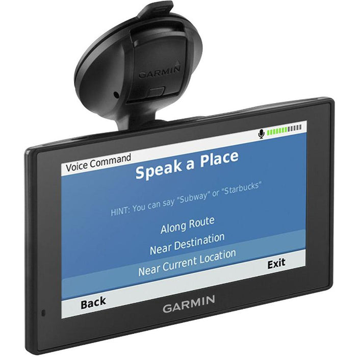 Garmin 50LMT Drive Assist GPS Built-In Dash Cam, Refurbished +Accessories Bundle