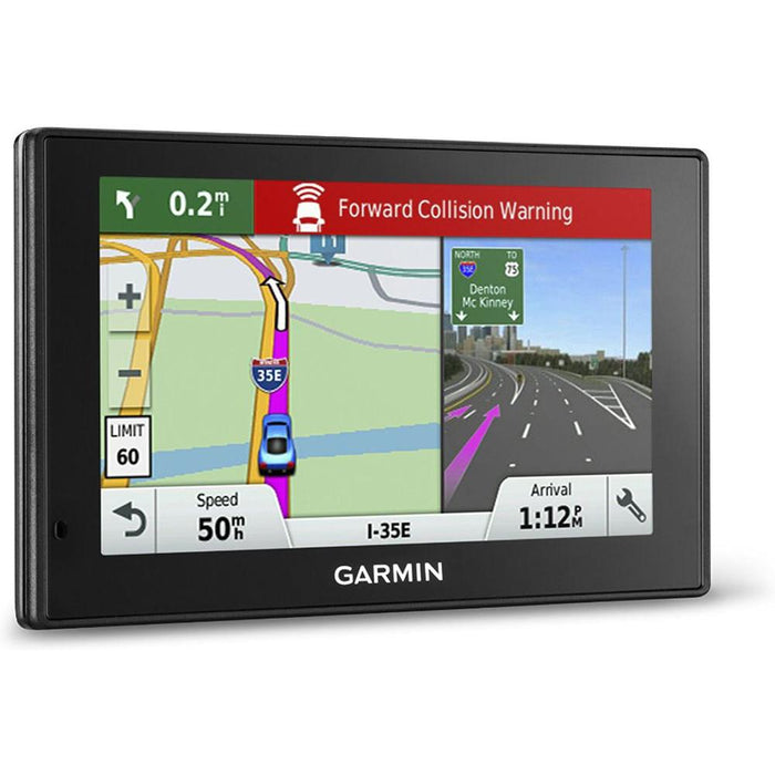 Garmin 50LMT Drive Assist GPS Built-In Dash Cam, Refurbished +Accessories Bundle
