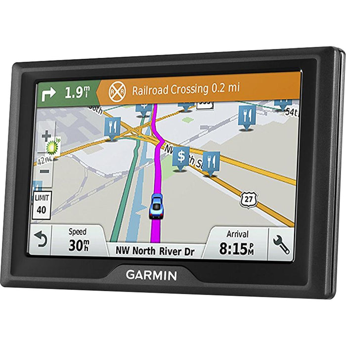 Garmin Drive 61 LM GPS Navigator w/ Drive Alerts USA + One Year Warranty -(Refurbished)