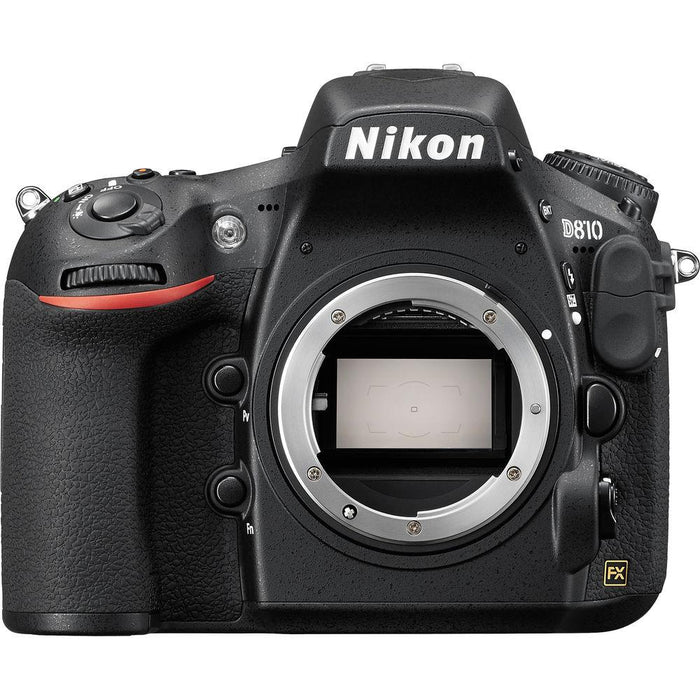 Nikon D810 36.3MP FX DSLR Camera (Body) + 24-120mm VR Lens - Certified Refurbished