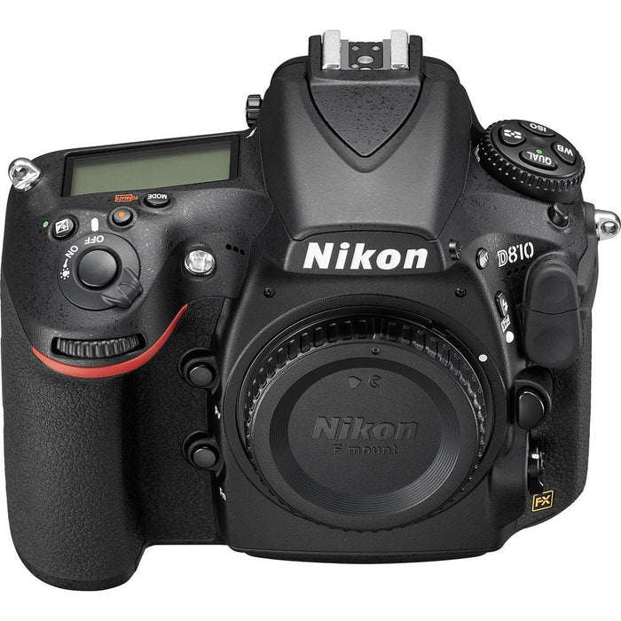 Nikon D810 36.3MP FX DSLR Camera (Body) + 24-120mm VR Lens - Certified Refurbished