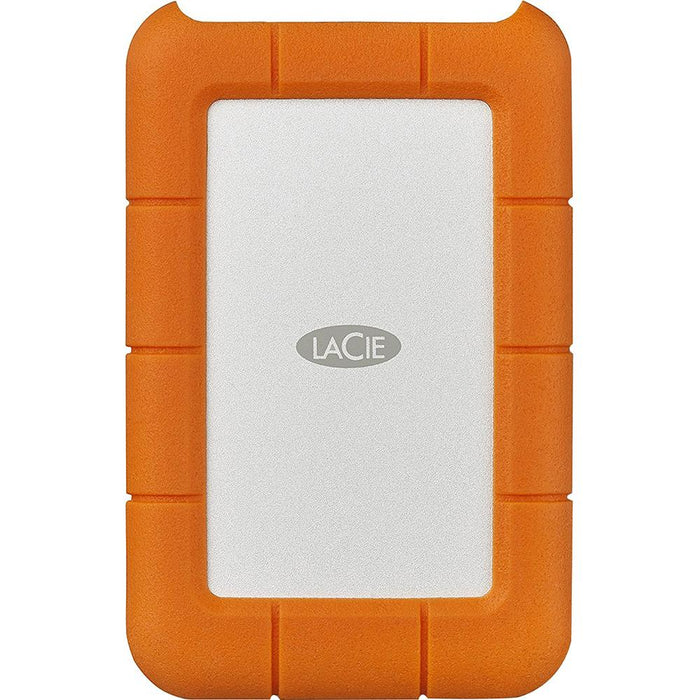 LaCie 2TB Rugged USB-C and USB 3.0 External Hard Drive (OPEN BOX)
