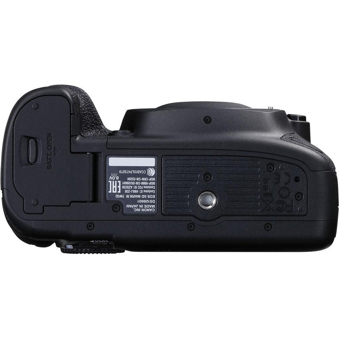 Canon EOS 5D Mark IV Full Frame DSLR Camera&Pro Memory Triple Battery Recording Bundle
