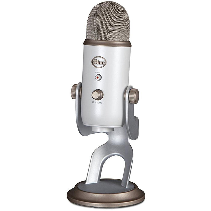 BLUE MICROPHONES Yeti USB Microphone Vintage White with Microphone Wind Screen