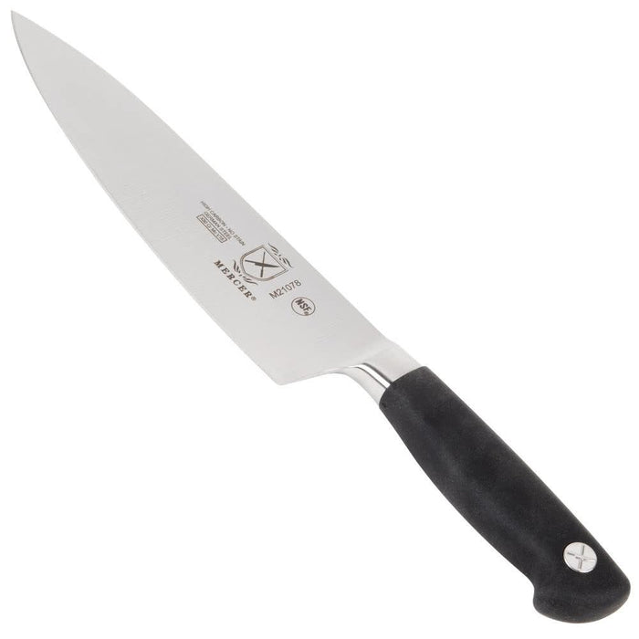 Mercer Culinary M21078 8" Chef's Genesis Short Bolster w/Protective Safety Gloves