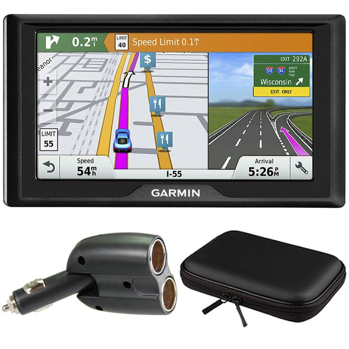Garmin Drive 60LMT GPS Navigator (US Only) Charger Bundle