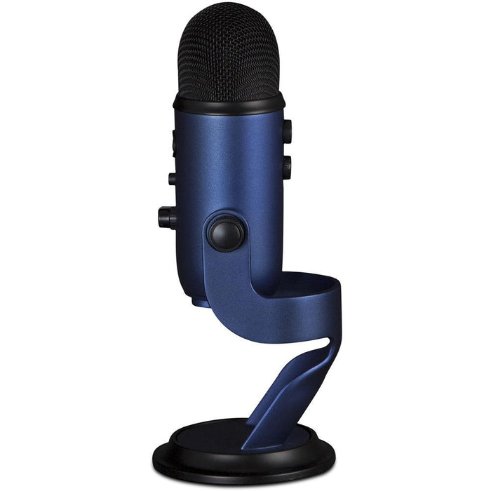 BLUE MICROPHONES Yeti USB Microphone Four Pattern - Midnight Blue with 1 Year Extended Warranty