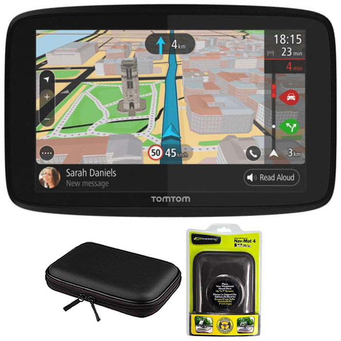 TomTom GO 620 GPS 6" Touch Screen (US-CAN-MEX) with Hardshell Case and Dash Mount