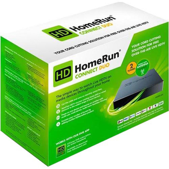 SiliconDust HDHomeRun CONNECT DUO 2 with Indoor Multi-Directional Antenna