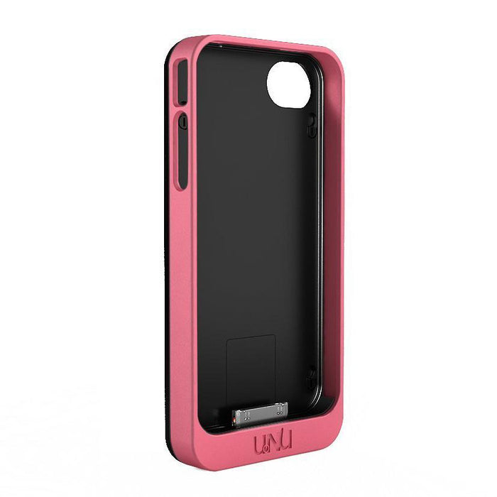uNu Exera Modular Detachable Battery Case for iPhone 4S 4 - Pink/Black