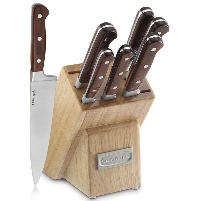 Cuisinart 8-Pc. Cutlery Set w/ Block - Pakka Wood w/ Spice Mill