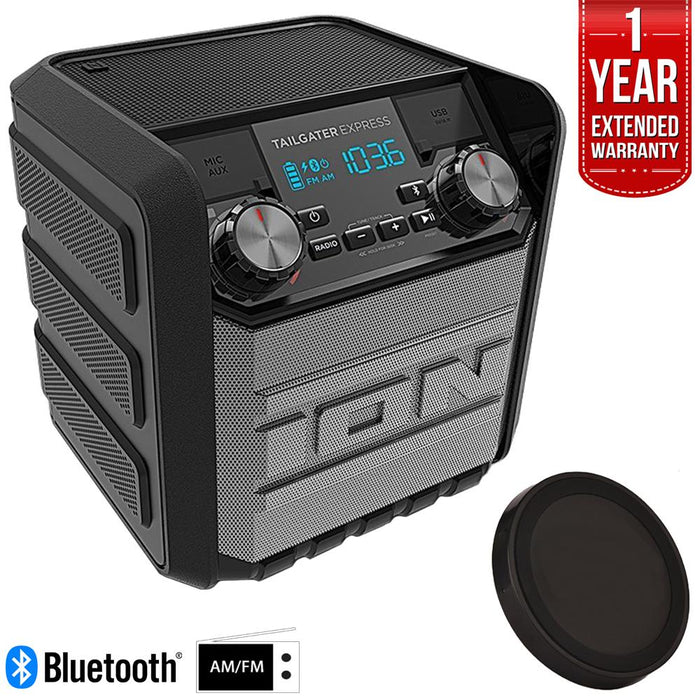 Ion Audio Tailgater Express 20W Bluetooth Speaker System, Refurb. Deluxe Bundle