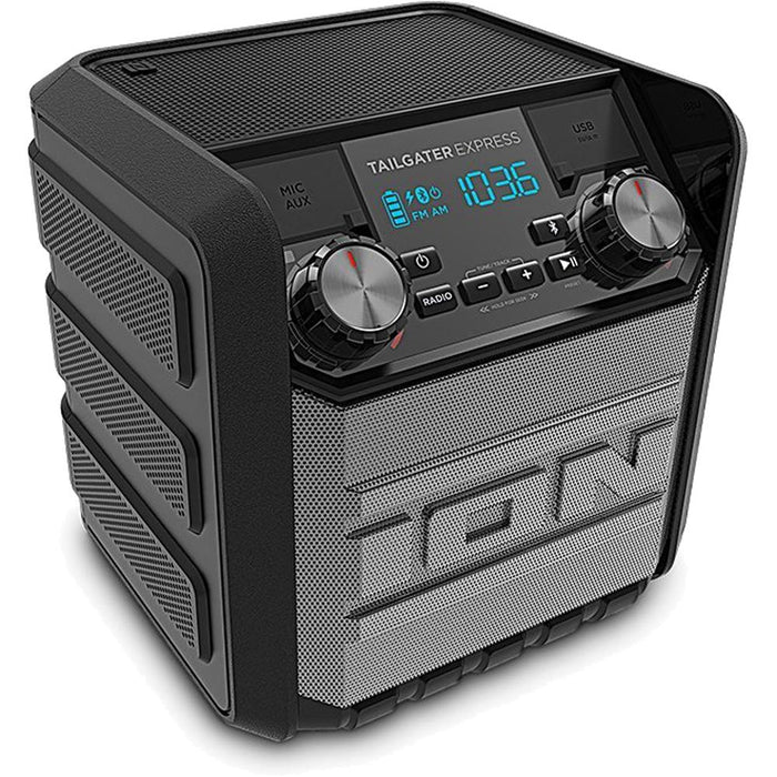 Ion Audio Tailgater Express 20W Bluetooth Speaker System, Refurb. Deluxe Bundle