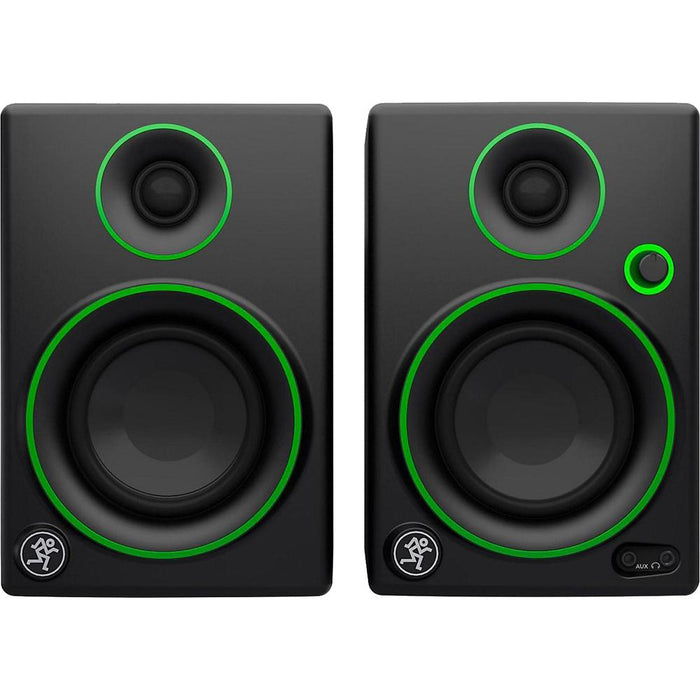 Mackie CR Series CR3 3" Multimedia Monitors (Pair) w/ Speaker Bundle