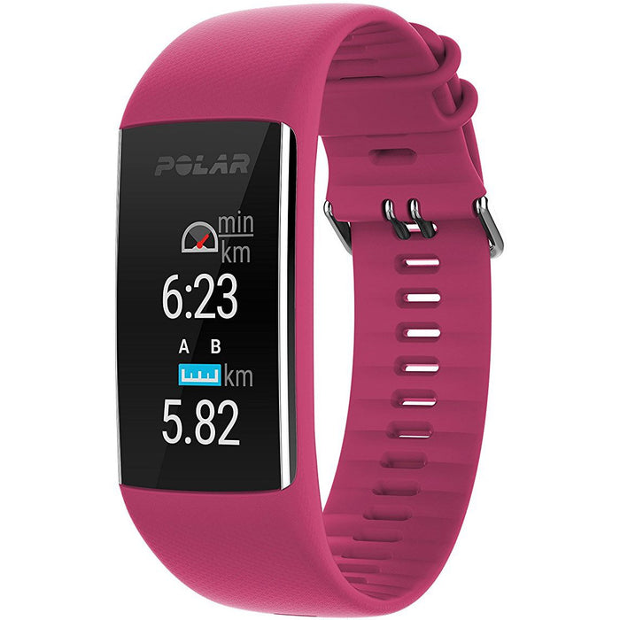 Polar A370 Fitness Tracker with 24/7 Wrist Based HR Ruby Small (90070094)