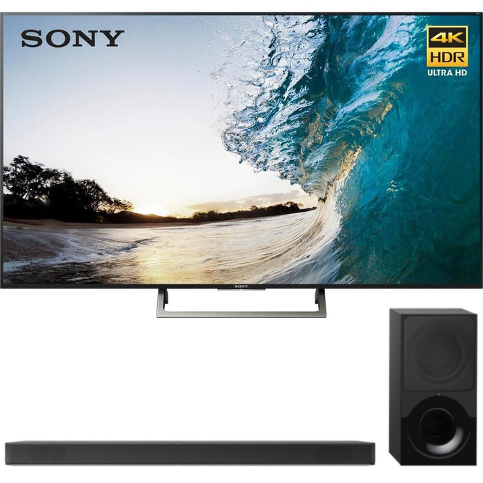 Sony 75-inch 4K HDR Ultra HD Smart LED TV 2017 Model + Sony 2.1ch Soundbar