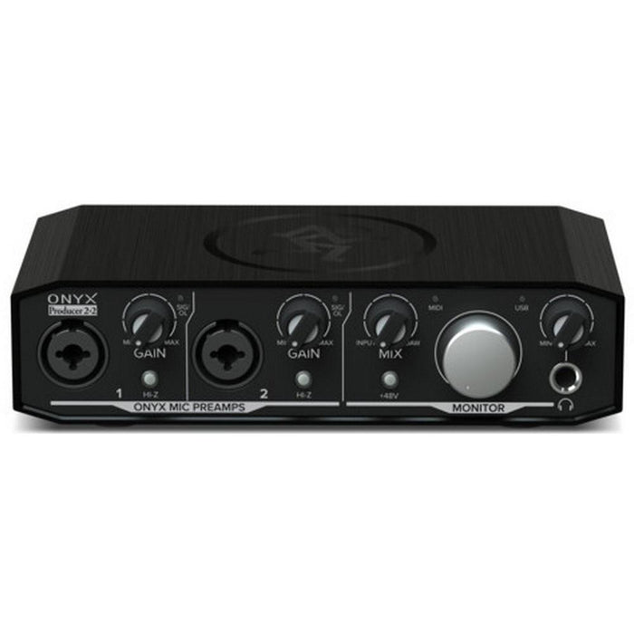 Mackie Onyx Producer 2-2 2x2 USB Audio Interface with MIDI + Headphone Bundle