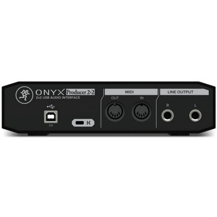 Mackie Onyx Producer 2-2 2x2 USB Audio Interface with MIDI + Headphone Bundle