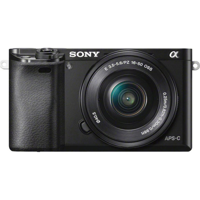 Sony Alpha a6000 Mirrorless Digital Camera 16-50mm & 55-210mm Lens Pro Bundle Black