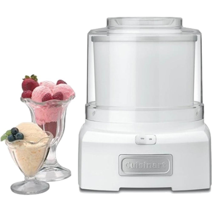 Cuisinart Frozen Yogurt-Ice Cream & Sorbet Maker 1.5 Quarts Refurbished +Extended Warranty