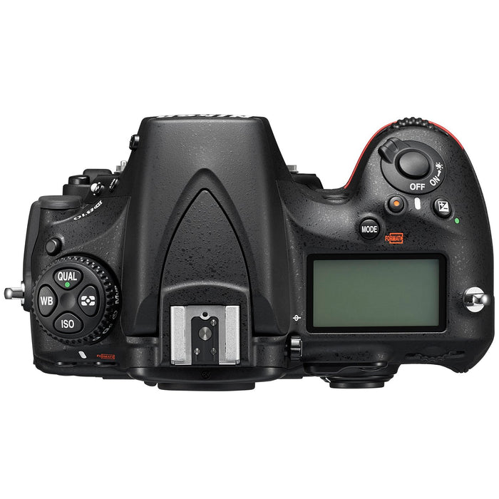 Nikon D810 DSLR Camera Body 1080p FX Factory Refurbished Extended Warranty Bundle