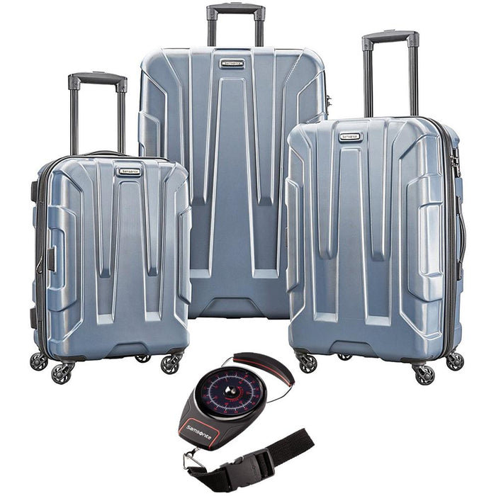 Samsonite Centric Nested Hardside Luggage Set 3 Pcs Blue Slate + Luggage Scale
