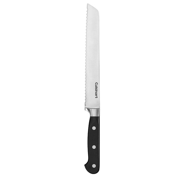 Cuisinart Triple Rivet Collection 8" Bread Knife, Black (C77TR-8BD)