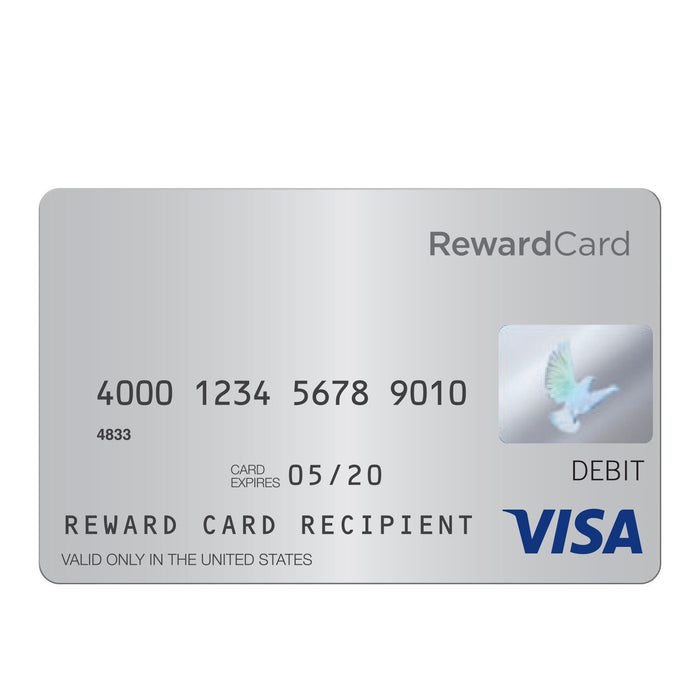 Visa $150 Gift Card (Allow 2 -4 weeks for delivery) (Incentive Only, Not for Resale)