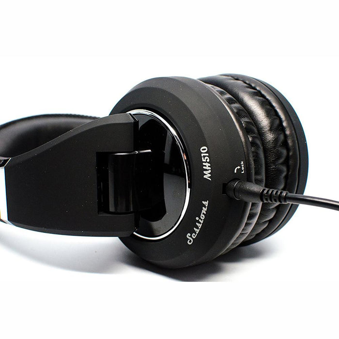 CAD Audio Closed-back Studio Headphones (MH510)-50mm Drivers-2 Cables & 2 Sets of Earpads