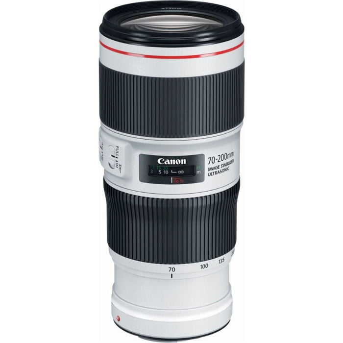 Canon EF 70-200mm f/4.0 L IS II USM Telephoto Zoom Lens + 64GB Ultimate Kit