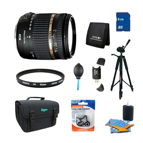 Tamron 18-270mm f/3.5-6.3 Di II VC PZD Aspherical Lens Pro Kit for Canon EOS