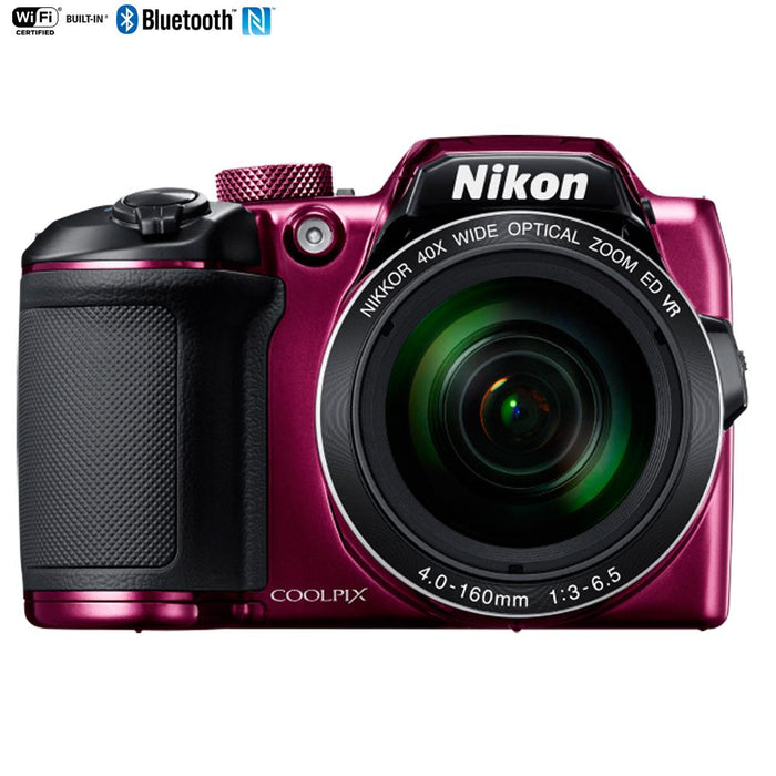 Nikon COOLPIX B500 16MP 40x Optical Zoom Digital Camera - Refurbished + 16GB Bundle