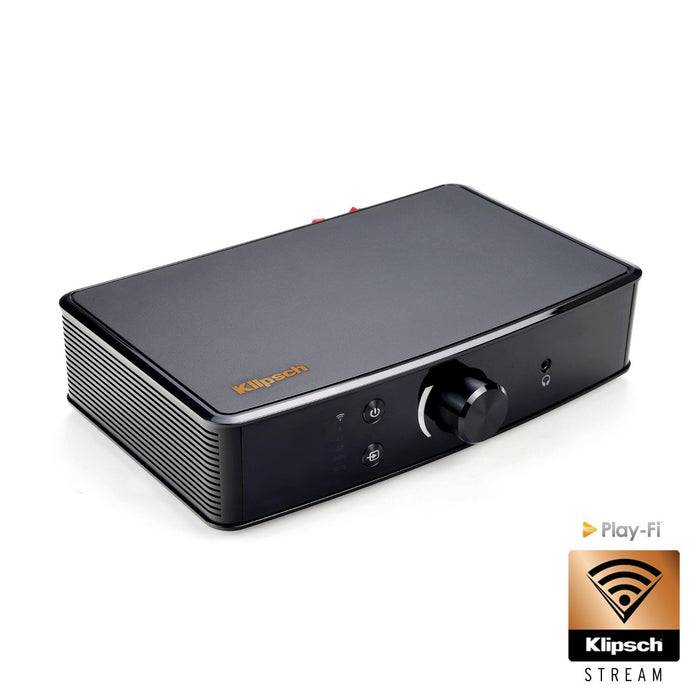 Klipsch R-15M Bookshelf Speaker Set & PowerGate Amplifier PlayFi Wireless Gateway Bundle