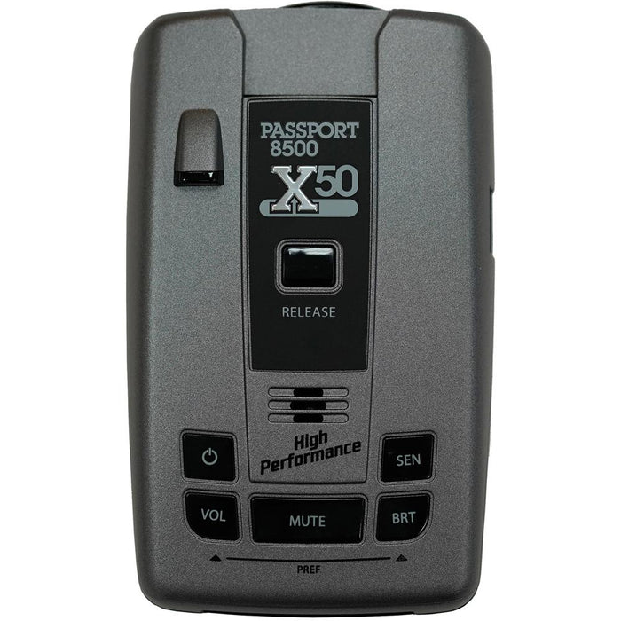 Escort Passport X50 Radar/Laser Detector+Car Mat Bundle+1 Year Extended Warranty