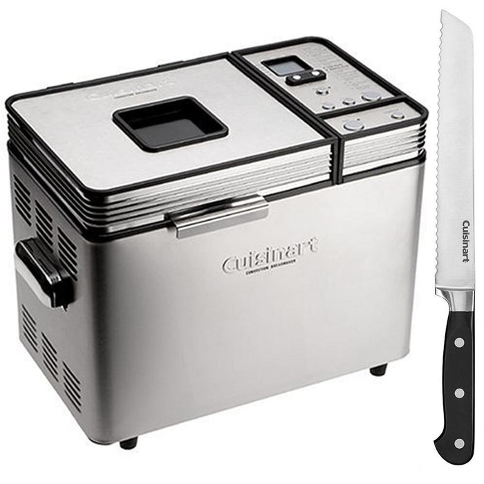 Cuisinart 2 Lb Convection Bread Maker Refurbished with 8" Bread Knife Refurbished