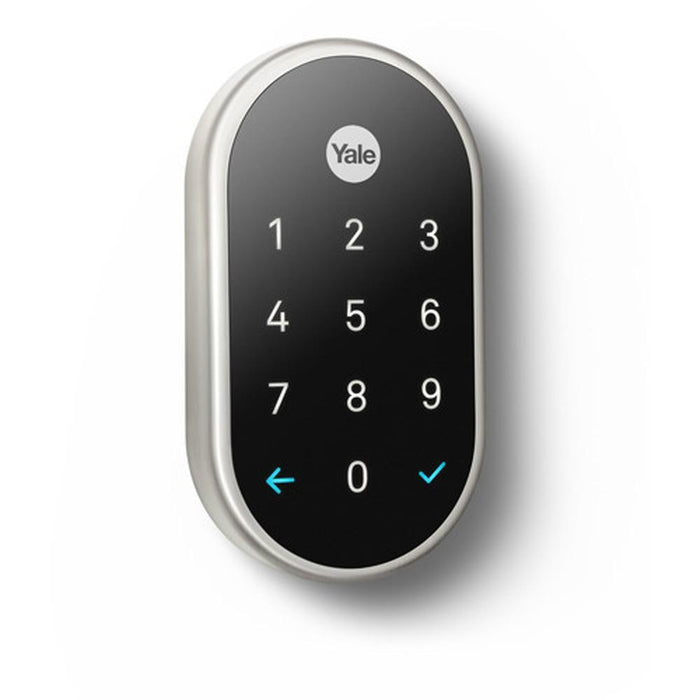 Nest x Yale Lock with Nest Connect - (Satin Nickel)