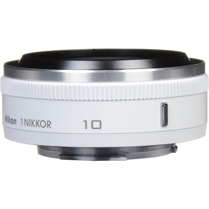Nikon 1 NIKKOR 10mm f/2.8 Lens White - Open Box