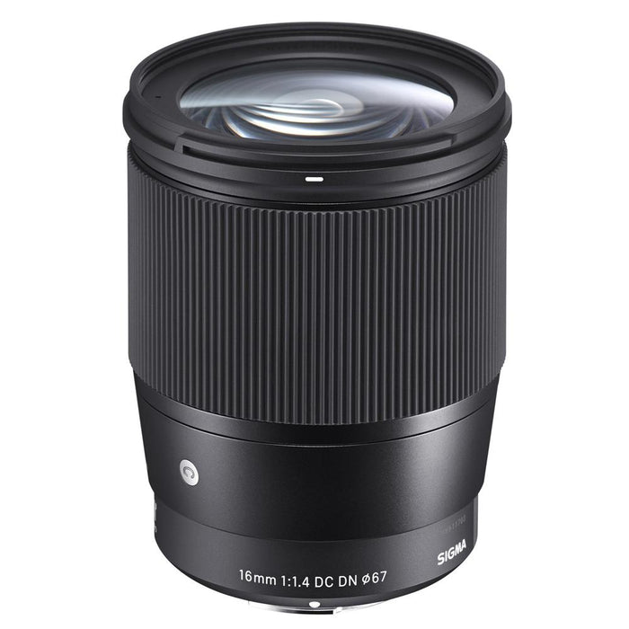 Sigma 16mm F1.4 DC DN Sony E Mount Lens + Sandisk 64GB Extreme SDXC Memory Card