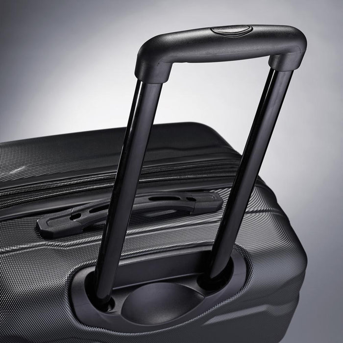 Samsonite Omni Hardside Luggage 20" Spinner Black + 10pc Luggage Accessory Kit