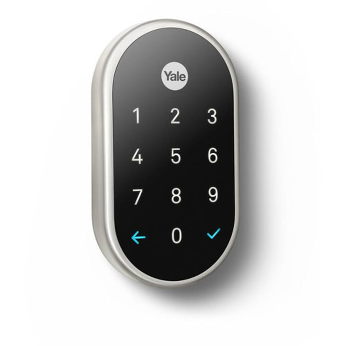 Nest x Yale Lock with Nest Connect (Satin Nickel) & Google Nest Hello Video Doorbell
