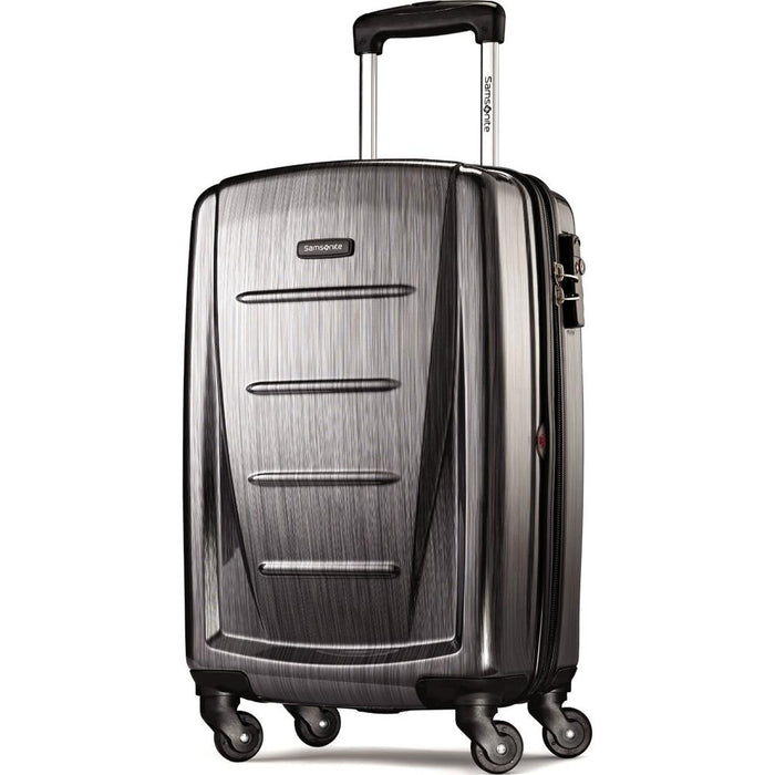 Samsonite Winfield 2 Fashion HS Spinner 20" Charcoal + Luggage Accessory Kit
