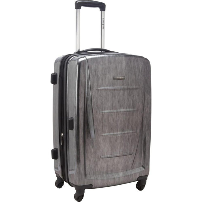 Samsonite Winfield 2 Fashion HS Spinner 24" Charcoal + Luggage Accessory Kit