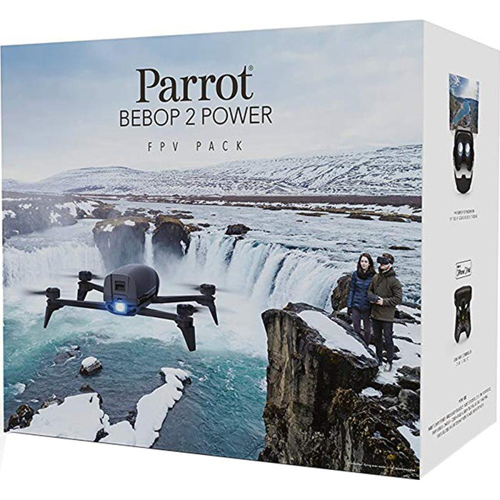 Parrot Bebop 2 Power FPV Pack w/ Smart Flights + 60 Minute Flight Time (OPEN BOX)