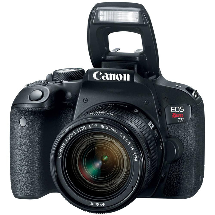 Canon EOS Rebel T7i DSLR Camera with EF-S 18-55mm f/3.5-5.6 Zoom Lens Pro Kit