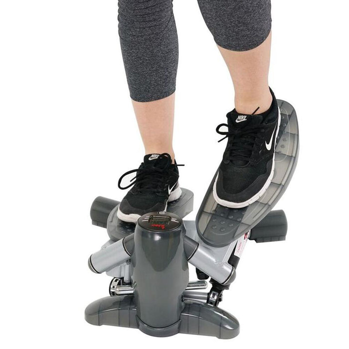 Sunny Health and Fitness Twist-In Step Machine w/ LCD Monitor (SF-S0636) Bundle
